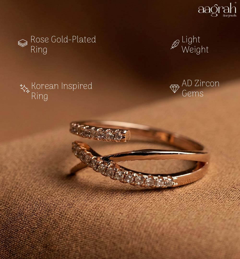 Rose Luxe Korean Ring - Image 4